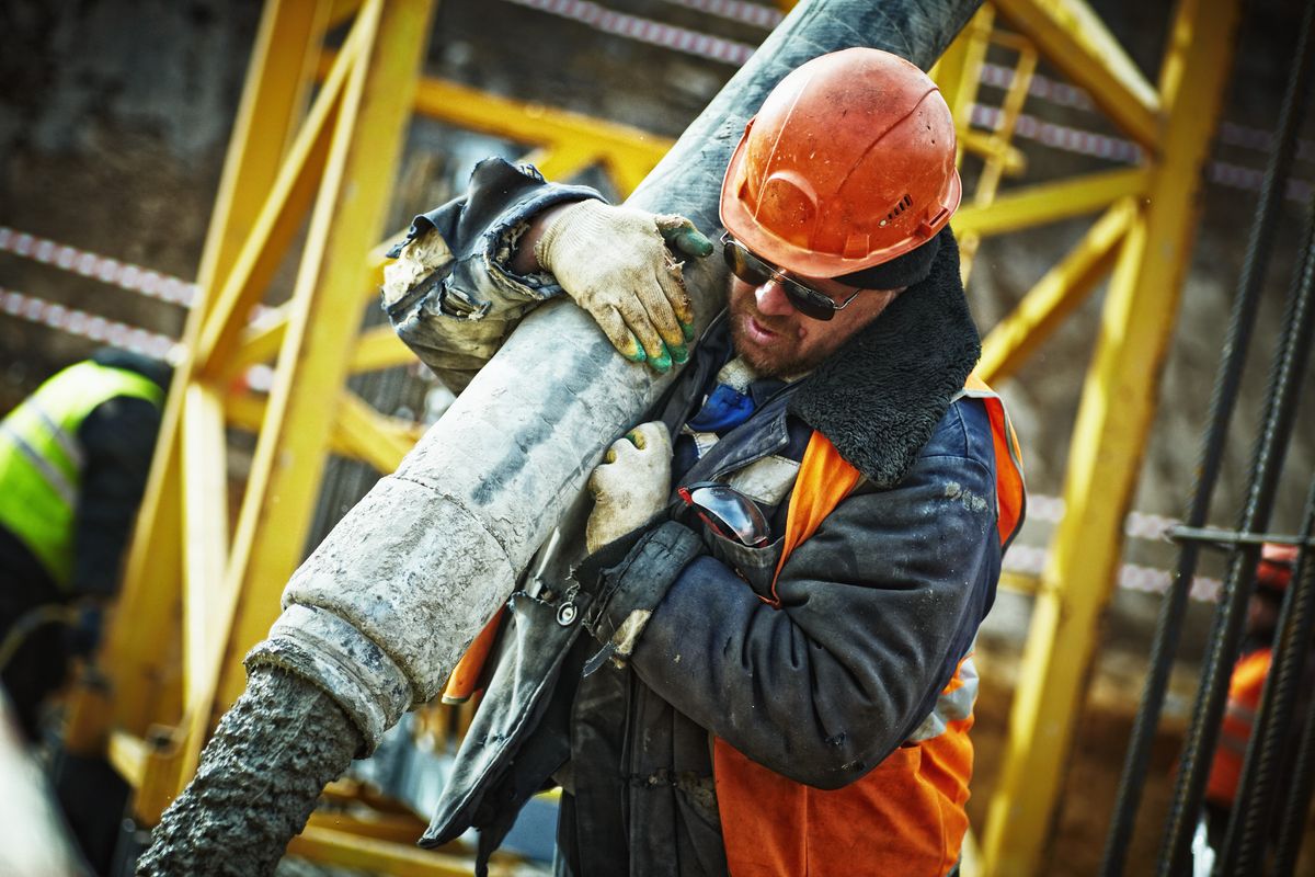 Structural demolition work at a municipal facility